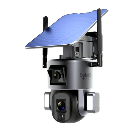 กล้องวงจรปิดโซล่าเซลล์ SebO Eizen 4K Duo_2